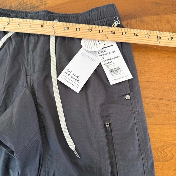 New Vuori Men’s Ripstop Climber (Dark grey) Pant Charcoal Size Small V412 - Picture 4 of 6